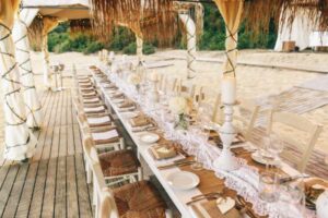 location structure en rotin mariage et reception