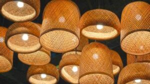 location décoration évènementiel luminaire rotin