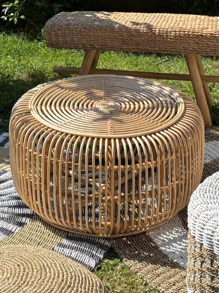 location pour événement  espace lounge en rotin